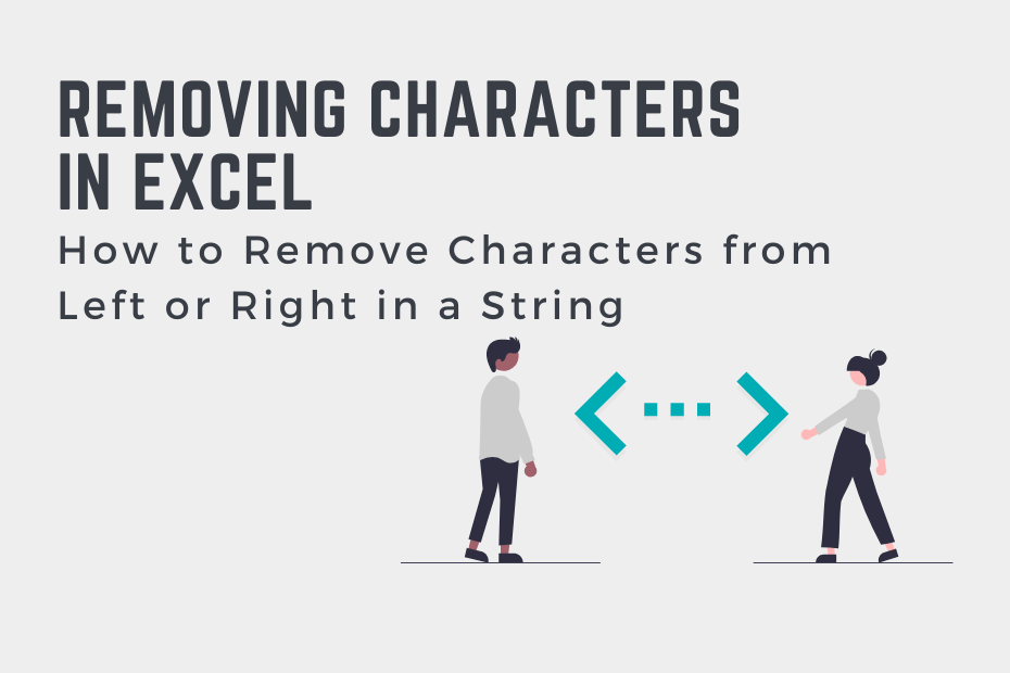 Excel How to Remove Characters from Left or Right in a String Cover Image