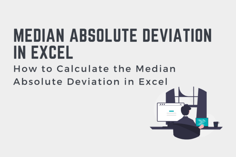 Median Absolute Deviation Excel