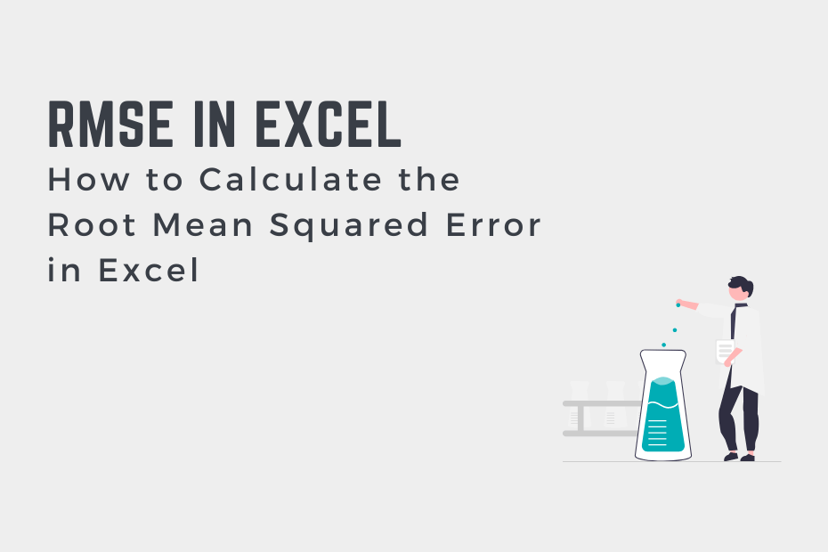 How to Calculate the Root Mean Squared Error in Excel Cover image