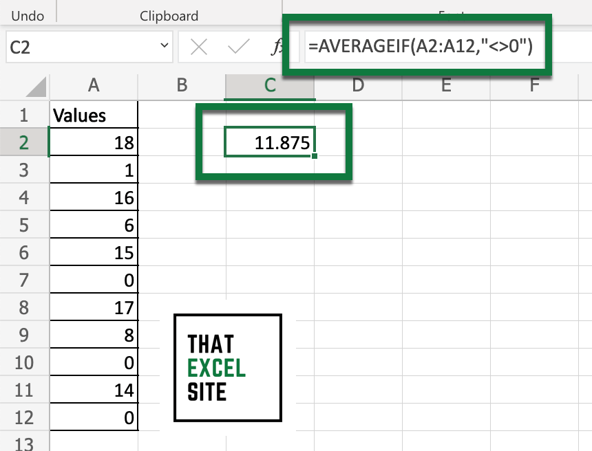 how-to-calculate-an-average-in-excel-ignoring-0-that-excel-site